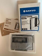 Usado, Grabadora de cinta de casete compacta Sanyo M1010 de colección *NUEVO STOCK ANTIGUO segunda mano  Embacar hacia Argentina