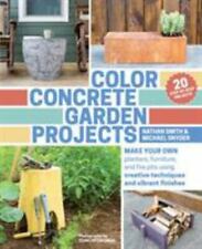 Color concrete garden for sale  USA