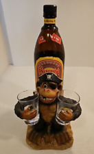 De colección Sonriente Borracho Mono Pirata Botella de Vino Portavasos Bar Decoración DL segunda mano  Embacar hacia Argentina