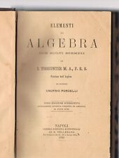 Elementi algebra todhunter usato  Italia