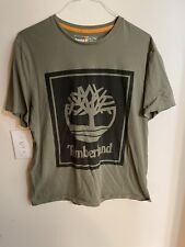 Camiseta masculina Timberland Tree logotipo gola redonda cor verde tamanhos GG comprar usado  Enviando para Brazil