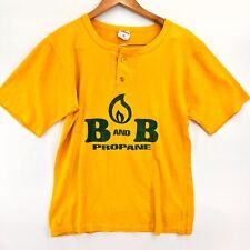 Camiseta Wilson De Colección Para Hombre Informal Retro Dorada B&B Propano Logotipo Gráfico M Años 90  segunda mano  Embacar hacia Argentina