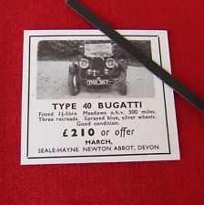 Bugatti type 1.5 d'occasion  Expédié en Belgium