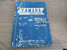 Yamaha parts list gebraucht kaufen  Lindhorst