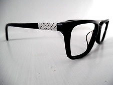 Óculos quadrados unissex Burberry preto e prata fosca B 2219D 3001 55 16 145, usado comprar usado  Enviando para Brazil