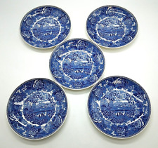 5 placas de cerámica azul y blanco para paisaje de Wedgwood - 9,5" de diámetro segunda mano  Embacar hacia Mexico