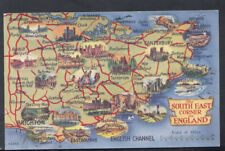 Cartography postcard map for sale  WATERLOOVILLE