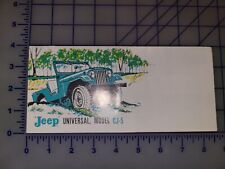 1961 jeep brochure for sale  Suffolk