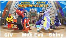 Pokemon Scarlatto e Violetto - 6IV EVs Max Battle Ready Shiny -1X comprar usado  Enviando para Brazil