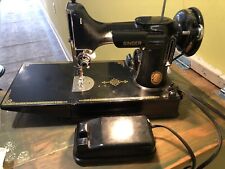 Vintage 1952 SINGER FEATHERWEIGHT SEWING MACHINE WORKS GREAT W/ Accessories Case for sale  Shipping to South Africa