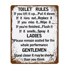 Vintage toilet rules for sale  LYTHAM ST. ANNES