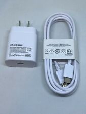 Used, New Samsung EP-TA800 Super Fast Wall Charger White USB-C TO USB-C W/ CABLE for sale  Shipping to South Africa