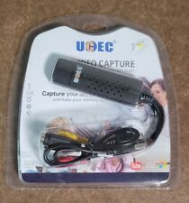 UCEC USB 2.0 Video Capture Card Device VHS VCR TV to DVD Converter Free Shipping for sale  Shipping to South Africa