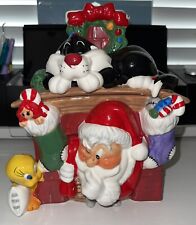 Used, Tweety & Santa Talking Cookie Jar With Box! for sale  Haslet