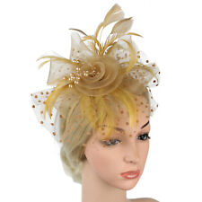 Feather hair fascinator for sale  UK