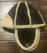 Usado, Chapéu caçador de couro Goorin Bros alça abas de orelha tamanho raro P/M marrom nota curta comprar usado  Enviando para Brazil
