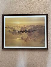 Used, Lancaster Bomber Print - by Coulson for sale  LEICESTER