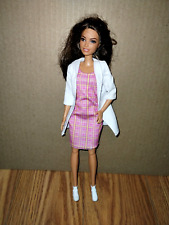 Barbie Fast Track Clinic Career Doctor Articulated Doll., used for sale  Shipping to South Africa