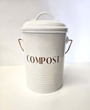 Home Basics Grove Compact Countertop Compost Bin Bucket for Kitchen Food Scraps for sale  Shipping to South Africa
