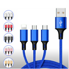 3 in 1 Multi USB Phone Charger Cable For For iPhone ,Samsung,Huawei,Nokia,Google for sale  Shipping to South Africa