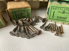 Steel countersunk screws for sale  LEICESTER