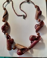 Halskette burgunderrot afrikan gebraucht kaufen  Birkach