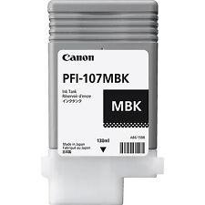 Tinta original Canon IPF670 iPF680 iPF685 / PFI-107MBK Cartucho Negro Mate, usado segunda mano  Embacar hacia Mexico