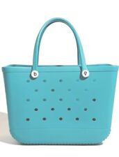 Bolsa de praia EVA azul celeste XL tamanho grande impermeável para piscina (estilo pântano) 15x12x9, usado comprar usado  Enviando para Brazil