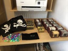 wooden treasure pirate chest box for sale  CLACTON-ON-SEA
