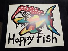 Happy fish print for sale  Council Bluffs