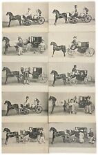 Raro conjunto completo de 10 cartões postais antigos surrealismo infantil e carrinho de cavalo década de 1900 comprar usado  Enviando para Brazil