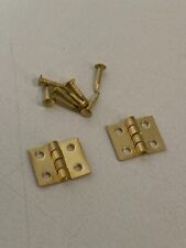 Miniature brass hinges for sale  LEICESTER