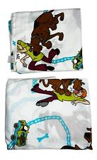 Used, Scooby Doo Bed Sheets Fabric Material 90’s Full Size Fitted Flat 2 Pc Lot USA for sale  Shipping to South Africa