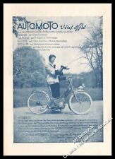 Publicité automoto bicyclette d'occasion  Villeneuve-l'Archevêque