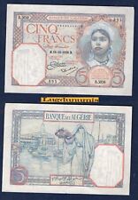 Algérie francs 1928 d'occasion  Lyon II
