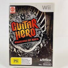 Wii Guitar Hero Warriors Of Rock Nintendo Wii disco manual completo comprar usado  Enviando para Brazil
