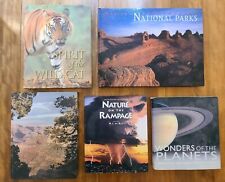 Lote de 5: Livros de mesa de centro natureza, animais, parques nacionais, planetas, capa dura comprar usado  Enviando para Brazil