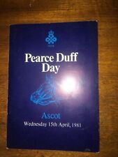 Ascot race card for sale  MANCHESTER