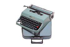 Olivetti Lettera 32 Original Green Vintage Manual Typewriter Serviced for sale  Shipping to South Africa
