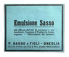 Pubblicita emulsione sasso usato  Ferrara