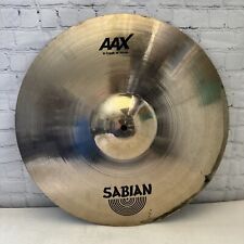 Used, 18" SABIAN AAX V CRASH CYMBAL - CRACKED AS IS for sale  Shipping to South Africa