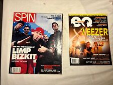 Usado, Revista SPIN agosto 1999 Limp Bizkit & EQ janeiro 2010 Weezer comprar usado  Enviando para Brazil