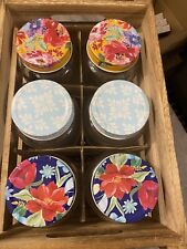 *BRAND NEW* The Pioneer Woman Spring Bouquet 16oz Jars (6) In A Wooden Crate, used for sale  Shipping to South Africa