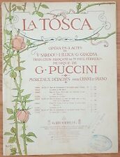 Tosca opéra actes d'occasion  Lunel