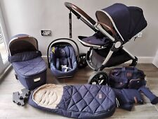 Mamas and Papas Ocarro pram travel system 3 in 1 - Navy Blue *immaculate*, used for sale  Shipping to South Africa