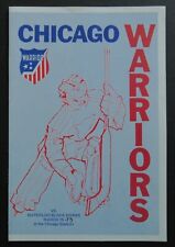 1972 chicago warriors for sale  Clearwater
