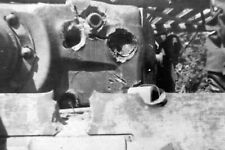 Tanque Tigre dañado Torreta armadura Segunda Guerra Mundial Glossy Photo 4*6 en J005 segunda mano  Embacar hacia Spain