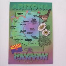 Postcard map arizona for sale  LLANDINAM