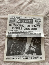 Ww2 dunkirk defence for sale  NEWPORT