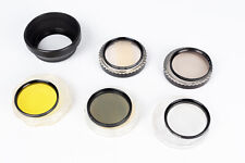 Juego 5 filtros de 55mm Portrait soft,Yellow, PL, 1A, B+W KR 1, rubber lens hood segunda mano  Embacar hacia Argentina